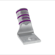 4/0-56HW 45° Compression Lug | T2 Copper | 4/0 AWG | 5/16" Stud | Single Hole | Pueple