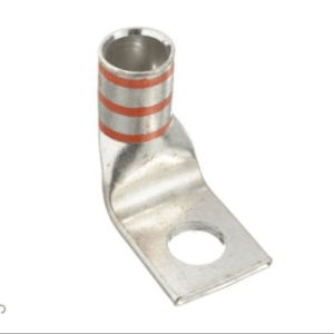 3/0-12FW 90° Standard Barrel Compression Lug | T2 Copper | 3/0 AWG | Orange