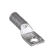 L4-14/W 4 AWG straight compression terminal with tin-plated T2 copper construction, long barrel design, 1/4" stud hole and gray color coding.
